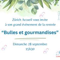 GRAND ÉVÈNEMENT DE LA RENTRÉE : BULLES ET GOURMANDISES !