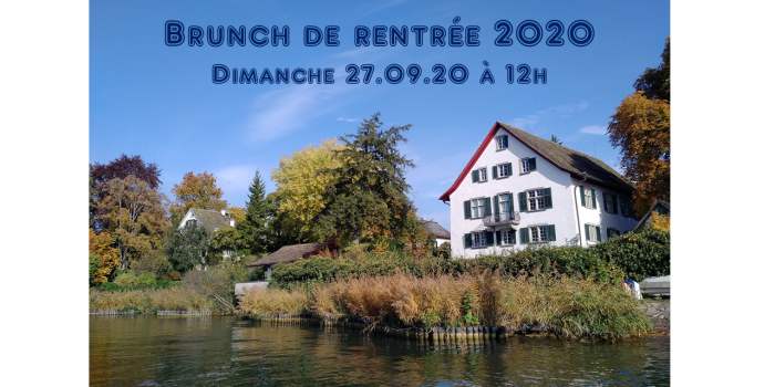 BRUNCH de rentrée 2020 ANNULATION 