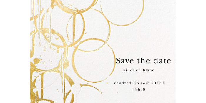 SAVE THE DATE : Dîner en Blanc ✨