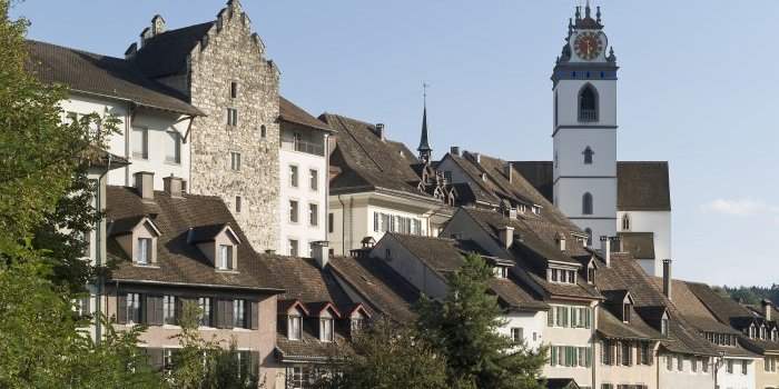 Visite guidée de la vieille ville d'Aarau et de son marché de carottes