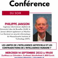 Conférence de l'Alliance Française : LES LIMITES DE L'INTELLIGENCE ARTIFICIELLE ET LES CONTRADICTIONS DE L'INTELLIGENCE HUMAINE ?